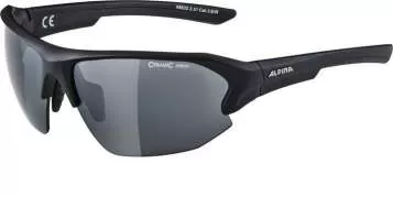 Alpina LYRON HR Sportbrille - black matt black mirror