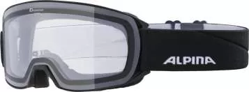 Alpina Nakiska Ski Goggles - Black Matt Clear