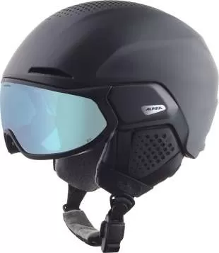 Alpina Oro QV MIPS Visor Ski Helmet - Black Matt