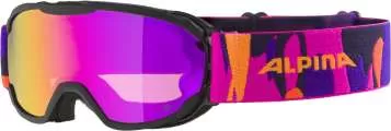 Alpina PHEOS JR Q-LITE Skibrille - Black Pink Matt/Mirror Pink