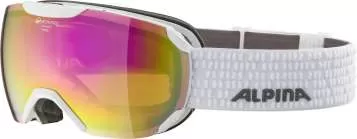 Alpina PHEOS S Q Skibrille - White Gloss/Pink