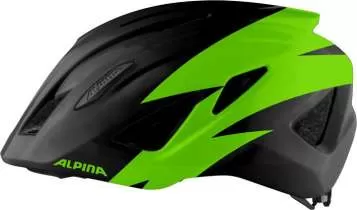 Alpina Pico Children Velo Helmet - Black Green Gloss