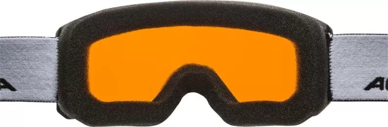 Alpina SCARABEO JR Skibrille - Black Mirror Orange