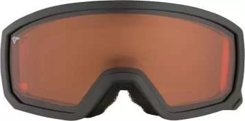 Alpina SCARABEO JR Ski Goggles - Black Mirror Orange