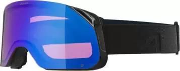 Alpina Ski Goggles Blackcomb Q - Black Matt/Blue