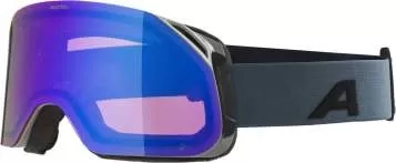 Alpina Skibrille Blackcomb Q-Lite - Moon Grey Matt/Blue