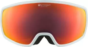 Alpina Ski Goggles Double Jack Planet Q-Lite - White Matt/Rainbow