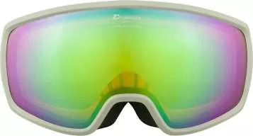 Alpina Ski Goggles Double Jack Q-Lite - Moongrey Matt/Green