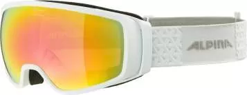 Alpina Ski Goggles Double Jack Q-Lite - White Rainbow