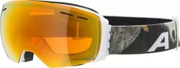 Alpina Ski Goggles GRANBY Q-Lite - Michael Cina White Matt Mirror Red