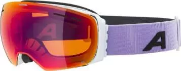Alpina Skibrille GRANBY Q-Lite - White-Lilac Matt Mirror Rainbow