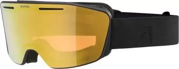 Alpina Skibrille Nendaz Q - Black Matt/Gold