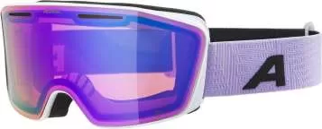 Alpina Ski Goggles Nendaz Q-Lite - White-Lilac Matt/Lavender