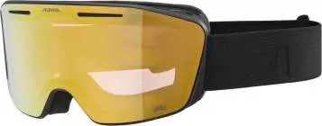 Alpina Ski Goggles Nendaz QV - Black Matt/Gold