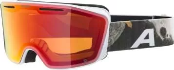 Alpina Ski Goggles Nendaz Q - Michael Cina White Matt/Red