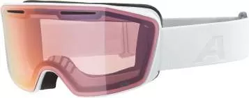 Alpina Ski Goggles Nendaz QV - White Gloss/Champagner