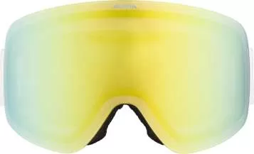 Alpina Ski Goggles Penken - White Matt/Gold Mirror