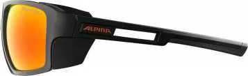 Alpina SKYWALSH Eyewear - black matt, red mirror