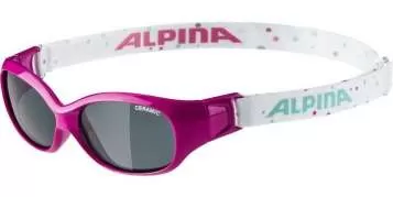 Alpina SPORTS FLEXXY Kids Sportbrille - polka-dots black