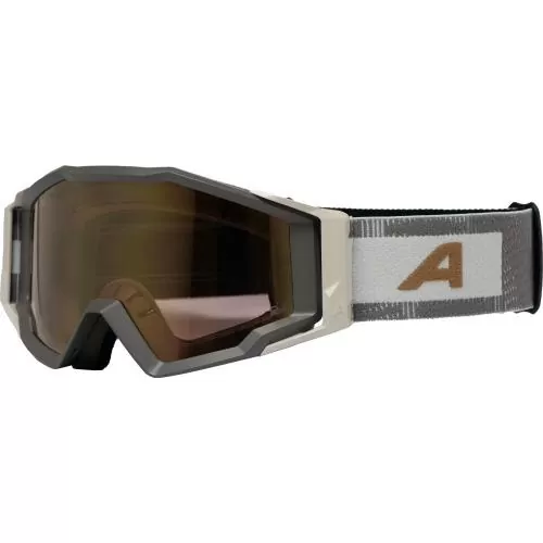 Alpina Circus Q-Lite Skibrille - sand mat, gold s2