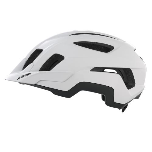 Preview: Alpina Paranus Velohelm - white matt