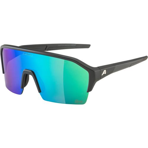 Preview: Alpina Ram Hr Q-Lite Sonnenbrille - black matt, green cat. 3
