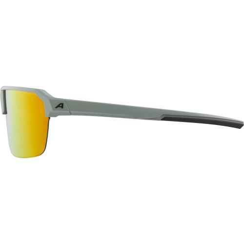 Preview: Alpina Swift Hr Sonnenbrille - green matt, mirror gold cat. 3