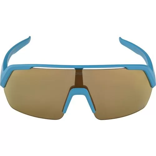 Alpina Turbo Hr Q-Lite Sonnenbrille - smoke-blue matt, gold cat. 2