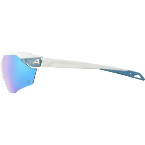 Alpina Twist Six S Hr Q Sonnenbrille - white matt, q mirror blue