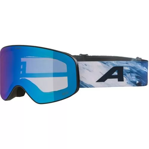 Alpina Slope Q-Lite Ski Goggles - black-blue matt, blue s2