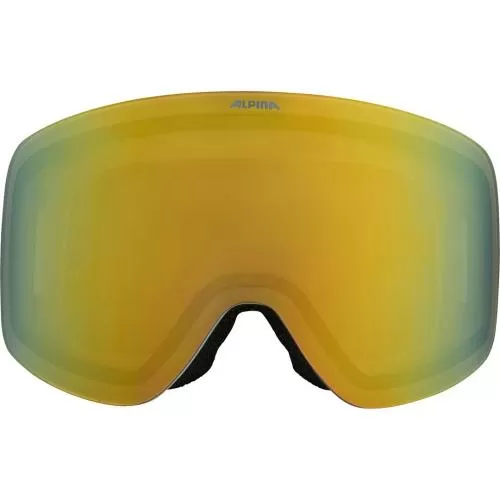 Alpina Penken Q-Lite Ski Goggles - green matt, gold s2