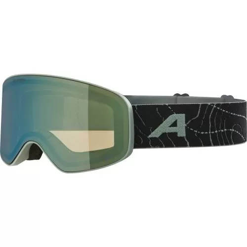 Alpina Fernie Q-Lite Childrens Ski Goggles - green matt, green s2