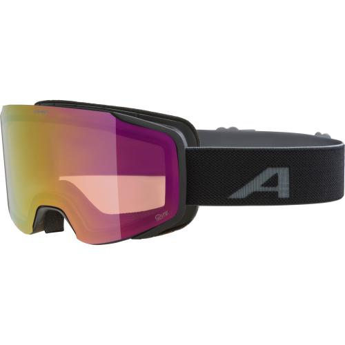 Preview: Alpina Taos Q-Lite Red Ski Goggles - black matt, red s2