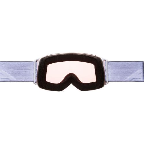 Preview: Alpina Falera Mag Q Skibrille - white matt, q red s2