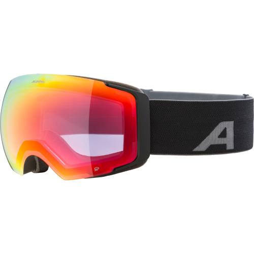 Preview: Alpina Falera Mag Q Ski Goggles - black matt, q s2