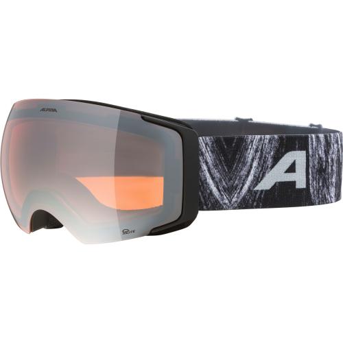 Preview: Alpina Falera Mag Q-Lite Skibrille - black matt, silver s2