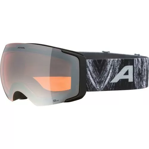 Alpina Falera Mag Q-Lite Skibrille - black matt, silver s2