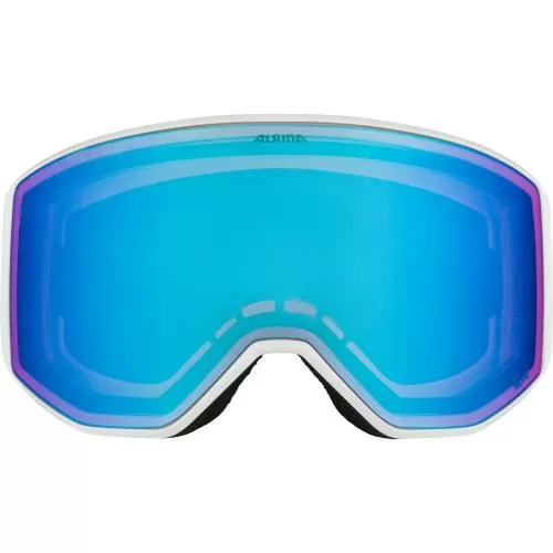 Alpina Venet Q-Lite Ski Goggles - white matt, blue