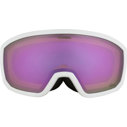 Preview: Alpina Scarabeo Jr. Q-Lite Kinder Skibrille - white-rose matt, rose s2