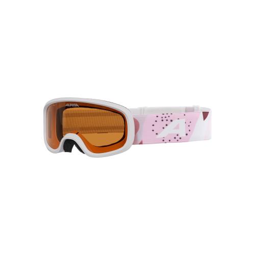 Preview: Alpina Piney 2.0 Kinder Skibrille - white-rose matt, orange s2