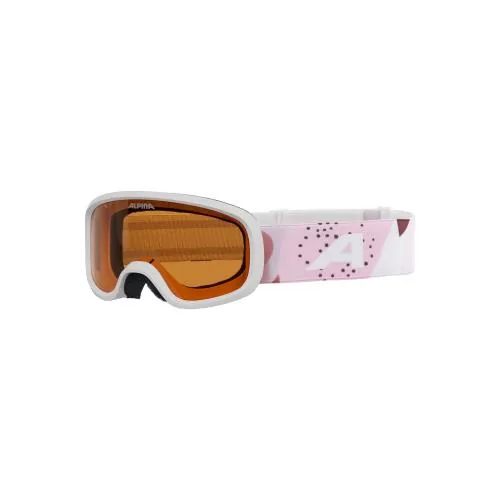 Alpina Piney 2.0 Kinder Skibrille - white-rose matt, orange s2