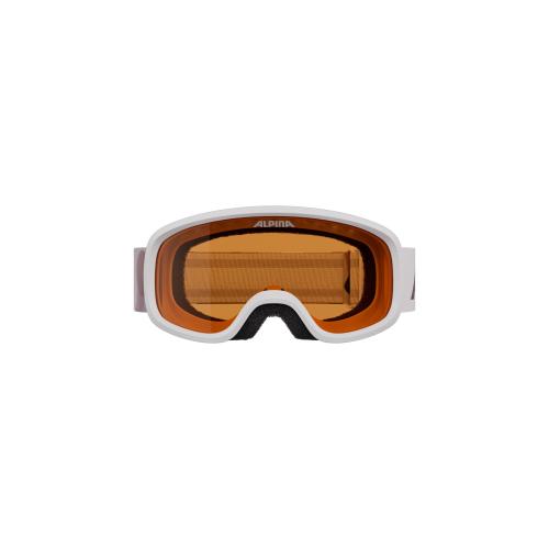 Preview: Alpina Piney 2.0 Kinder Skibrille - white-rose matt, orange s2
