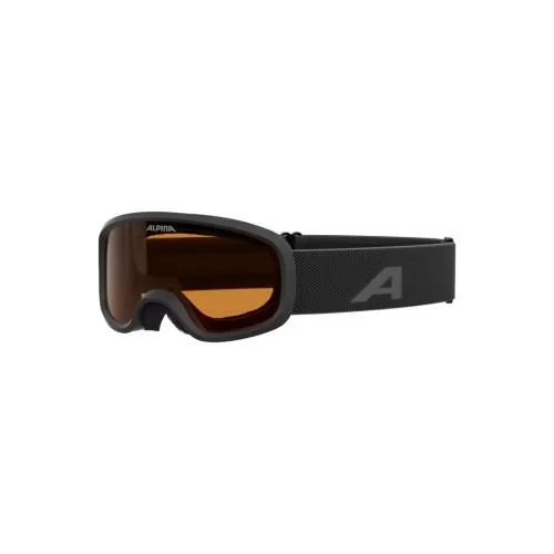 Alpina Piney 2.0 Childrens Ski Goggles - black matt, orange s2