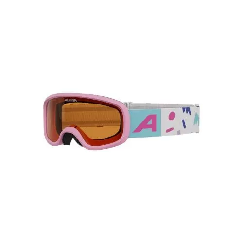 Alpina Piney 2.0 Kinder Skibrille - rose matt, orange s2