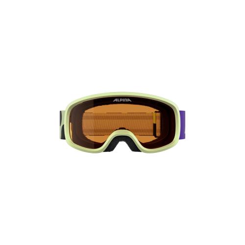 Preview: Alpina Piney 2.0 Kinder Skibrille - sunny lime, orange s2