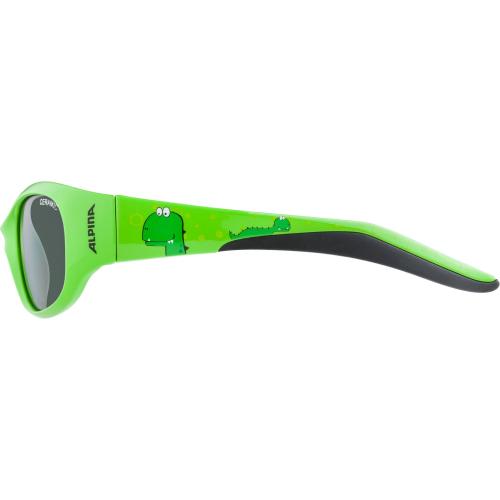 Preview: Alpina FLEXXY Kids Sonnenbrillen - green dino black
