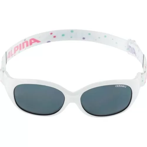 Alpina SPORTS FLEXXY Kids Eyewear - white-dots black