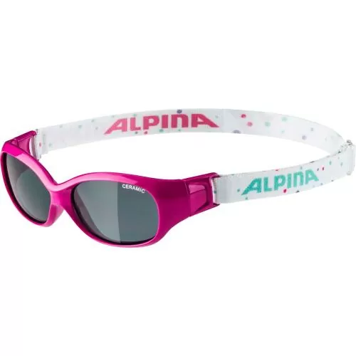 Alpina SPORTS FLEXXY Kids Sonnenbrillen - polka-dots black