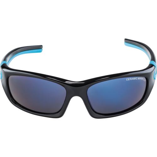 Preview: Alpina FLEXXY Teen Sonnenbrillen - black-cyan blue mirror