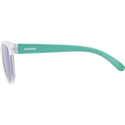 Preview: Alpina Luzy Kinder Sonnenbrille - green-transparent matt, green mirror cat.3